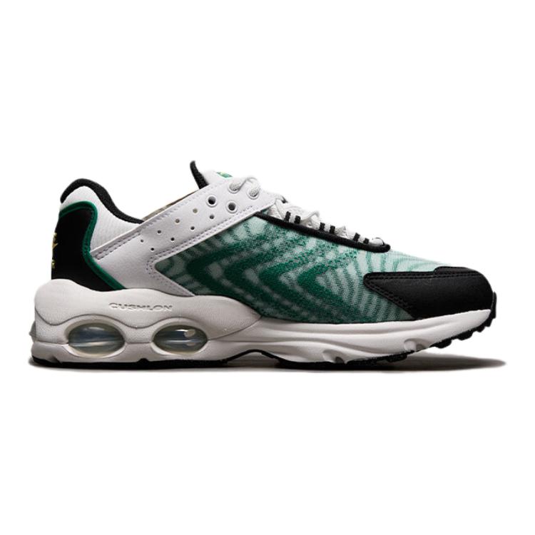 Nike Air Max TW Synthetic Leather Air Cushion Casual Low Top Kids Running Shoes Kids Running Shoes Black White Green DQ0296-106