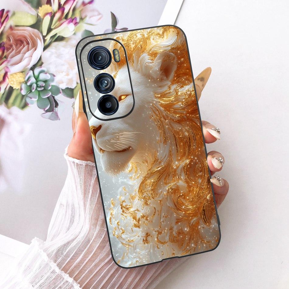 For Motorola Edge 30 5G Cool Dragon Tiger Pattern Phone Case For Motorola Edge30 30Pro 30 Neo Black Silicone Soft Covers Bumpers