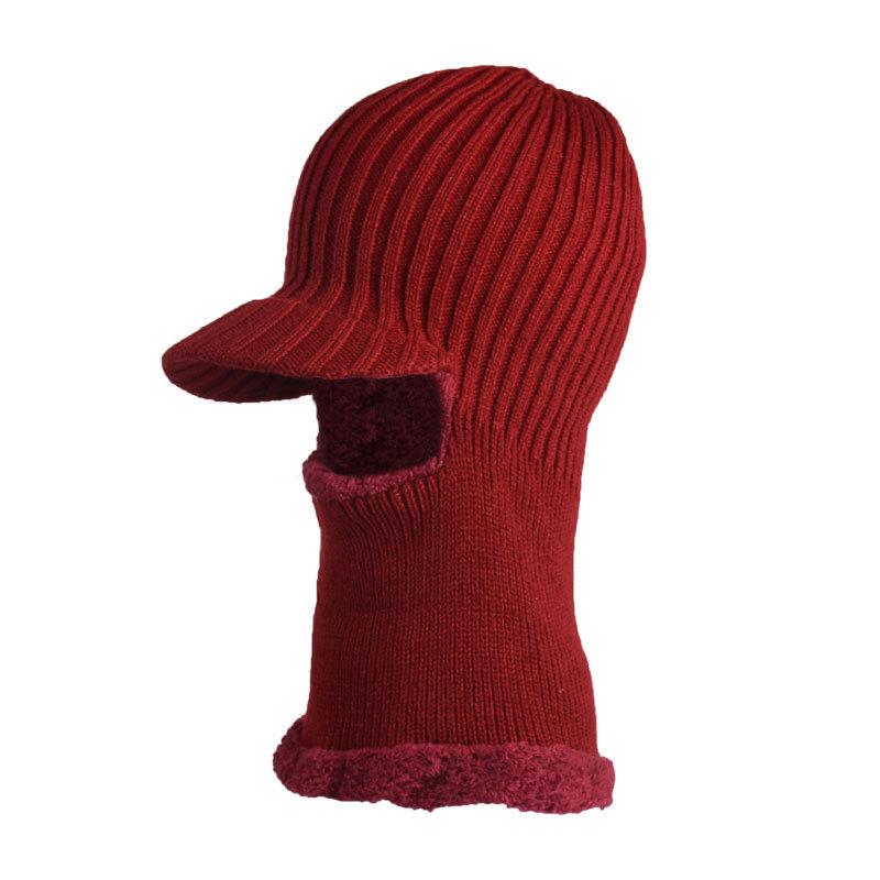 Knitted Winter Hat For Adults With Flap And Neck Warmer For Cold Weather Comfort