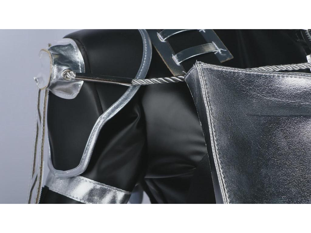 Beishui Attack On Titan Final Chapter Mikasa & Allen Cosplay Leather Outfit for Men