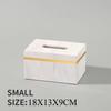 Nordic Modern Natural Marble Tissue Box Rectangular Light Luxury Paper Box Home Hotel Model Room Ornaments Creative Crafts