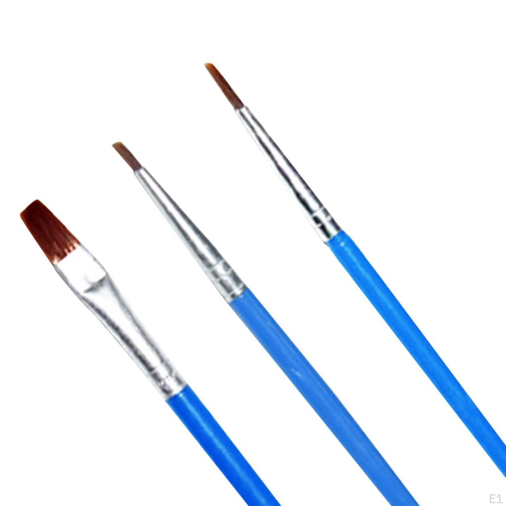 3Pcs Paint Brush Set Painting Brushes Kit Artist Paintbrushes for Watercolor