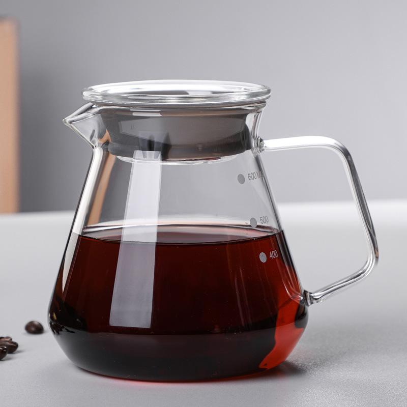 Hand Brewed Coffee Set Glass Coffee Filter Cup Drip Pot Coffee Filter Coffee Hand Brewed Coffee Pot