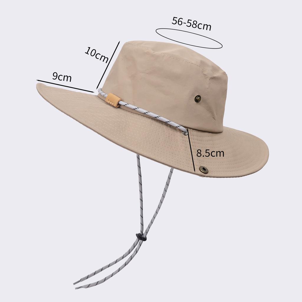 Hat Men's Outdoor Casual Sunscreen Hat Bucket Hat Mountaineering Hat Fishing Hat Sun Hat Quick Drying Sun Hat