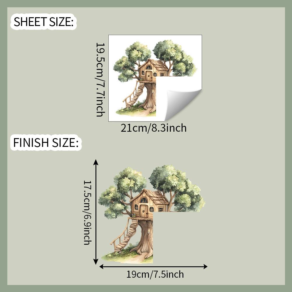 

The Cozy Log Cabin Bedroom Living Room and Entrance Hall Switch Are Pasted with Home Beautification Wall Stickers