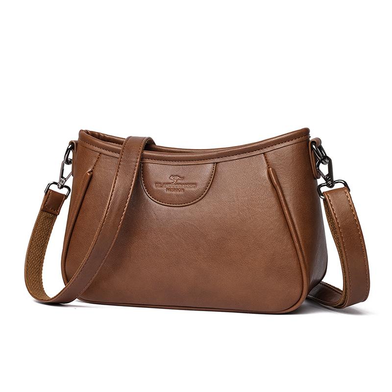 Brand Luxury Leather Woman Handbags Shoulder Crossbody Tote Bag Ladies Designer Crossbody Sac High Quality Daily Commuter Bags