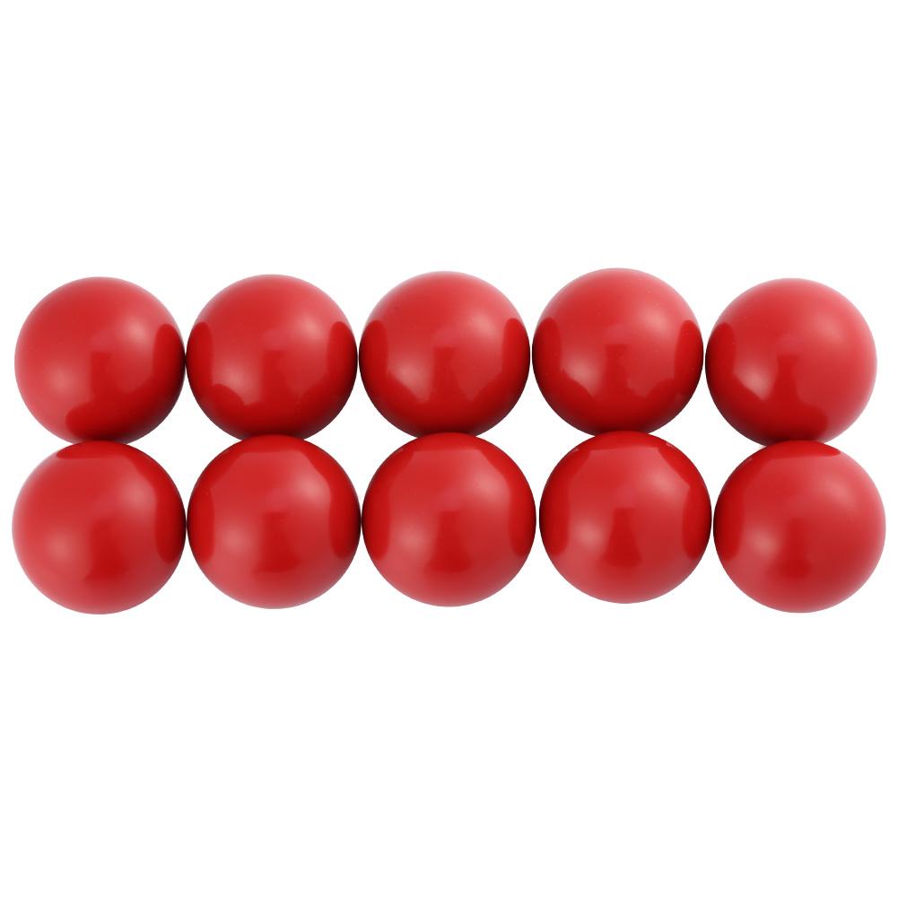 10pcs Universal Lathe Tractor Machine Plastic Round Ball Knob Handle (Red AM8*25)