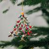 Hummingbird Christmas Tree Ornament Creative Hummingbird Hanging Tree Ornaments for Indoor/Outdoor Decor