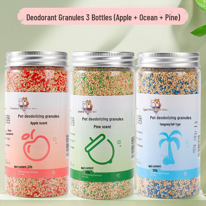 Cat Litter Deodorizing Beads: Odor Removal, Clumping Granules for Easy Cleaning