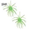 Tear Resistant Soft Baits 2Pcs Bionic Sea Urchin Lure, 11cm/10g Floating Topwater Artificial Bait Bait, Fuzzy Lure for Freshwater Saltwater