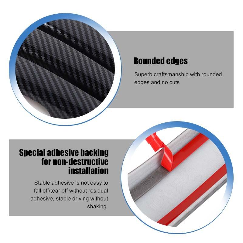  ABS Door Handle Decoration Cover Sticker Fit For Mitsubishi PAJERO 2007-2021 Exterior Accessories