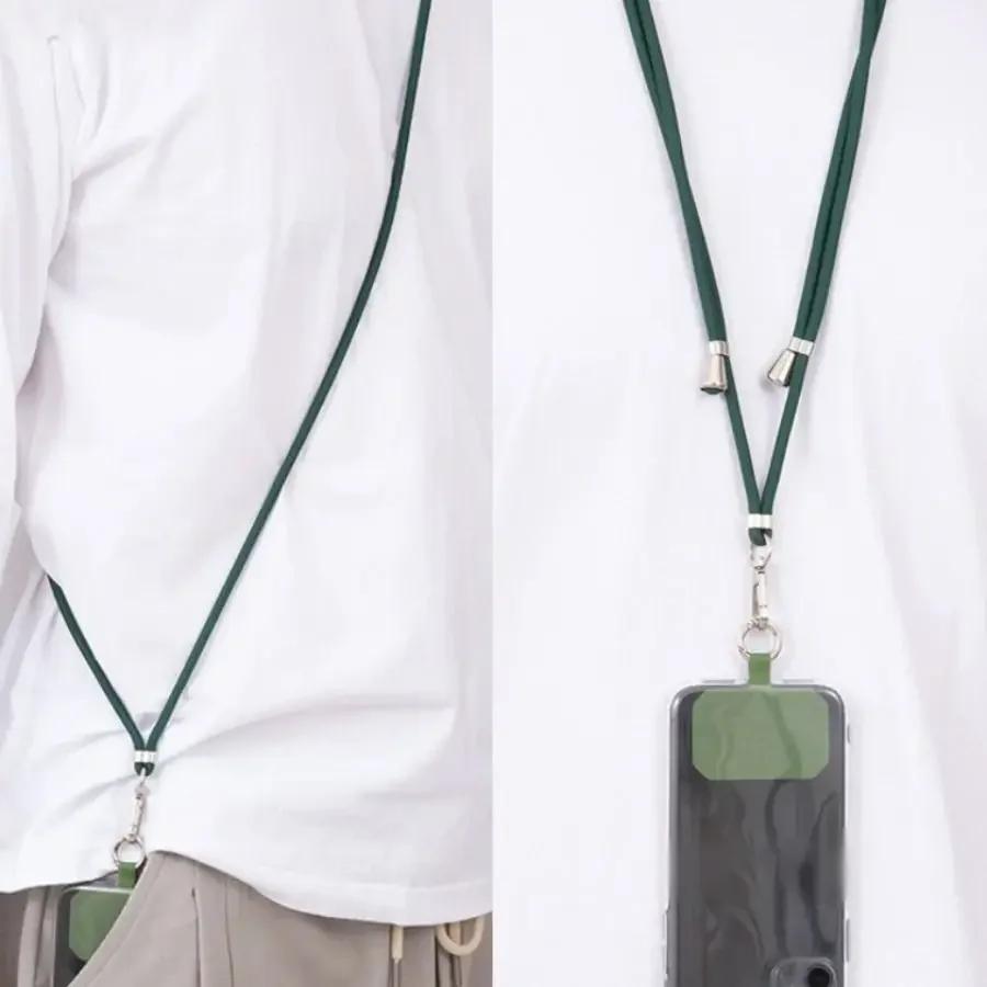 Adjustable Lanyard Stretchy Neck Strap Fashionable Detachable Neck Shoulder Phone Crossbody Phone Holder Smartphones Universal