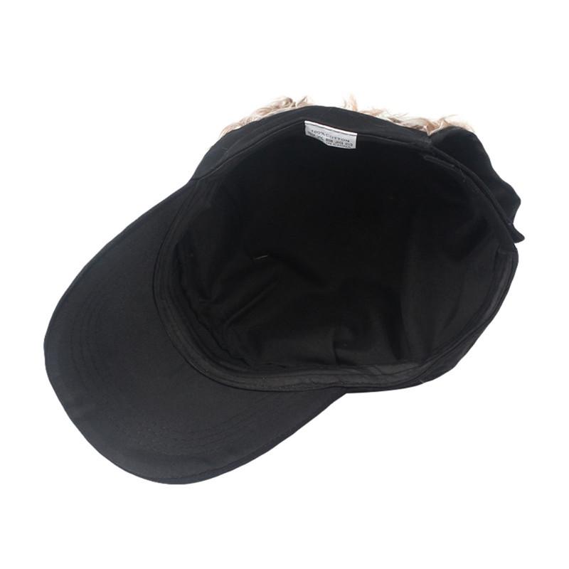Men Lady Golf Cap Baseball Cap Outdoor Sports Fake Flair Hair Sun Visor Hat