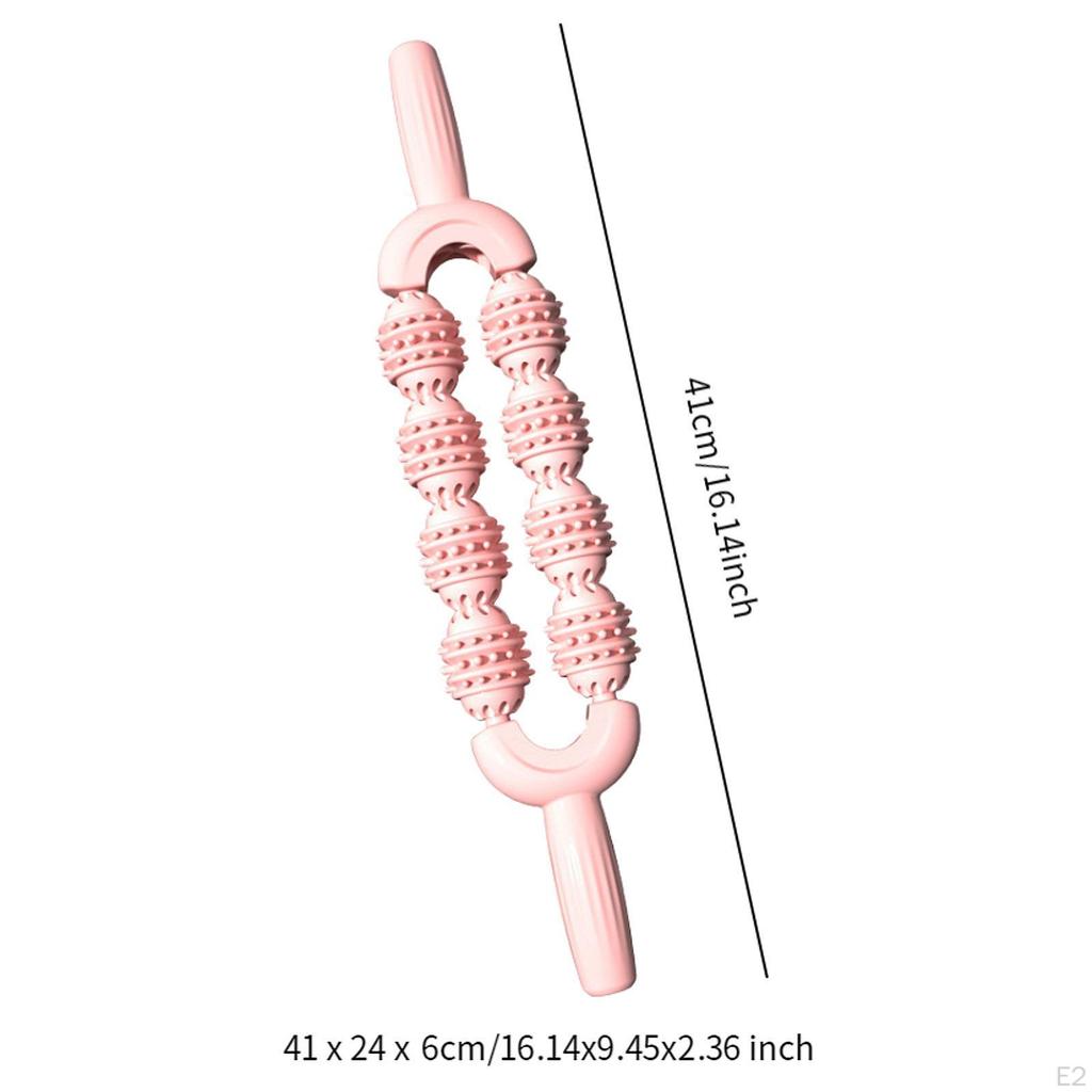 Massage Roller Stick Equipment 41cm Long Training Yoga Column Muscle Massager Tools for Neck Sports