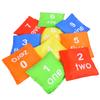 10 Pcs Kids Children Early Education Numbers Toy Bag Colors Sandbag Throwing Sports Game Prop