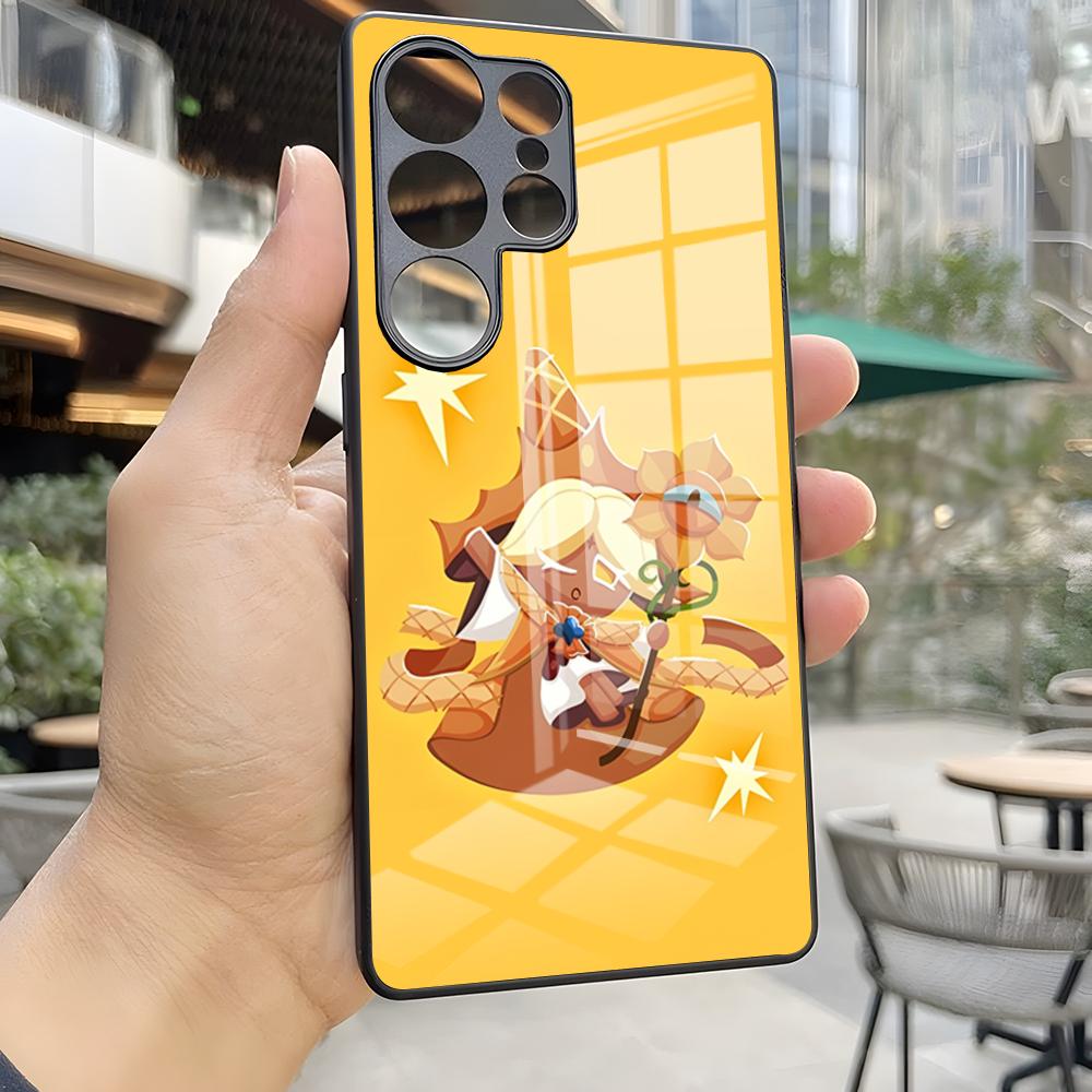 C-Cookie Run K-KingdomS Phone Case For S25 Ultra Samsung S26 S24 Fe S22 S20 S23 21 Plus A54 A34 A53 A16 Glass Cover