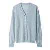 Autumn New 0 Wool Cardigan Women's Blouse Collar with Casual Long-sleeved Knitted Sweater Jacket Thin Top