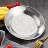 201 Stainless Steel Round Serving Plate
