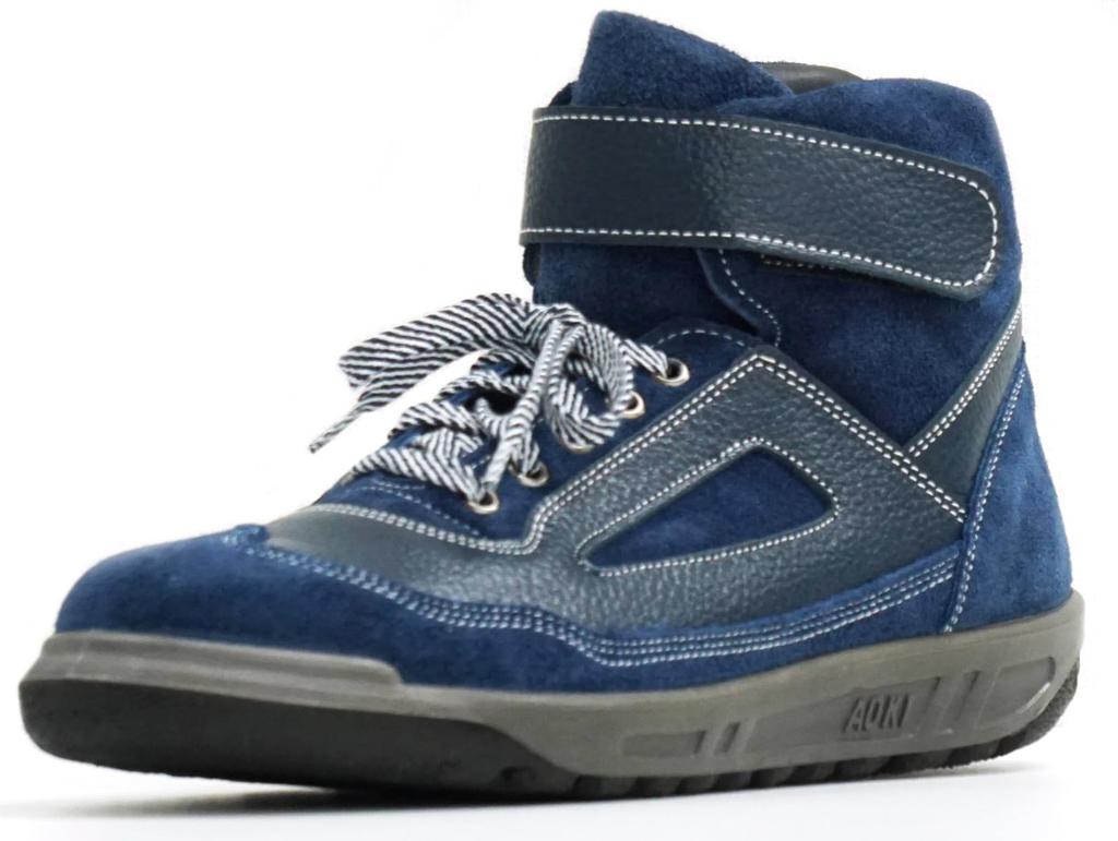 Safety Tsubaki Model Safety Shoes Safety Shoes Work Shoes Steel Toecap Magic Lightweight Electrostatic Specifications Navy cm 3E [Aoki Shoes] AG-21