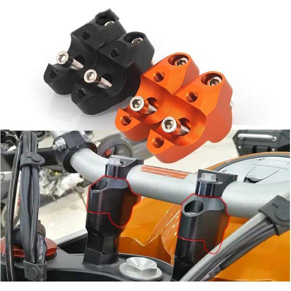 For 1050 1090 1190 1290 Super Adventure Duke R Gt Smc Motorcycle Handlebar Riser Kit Accesorios Para Moto(Orange)