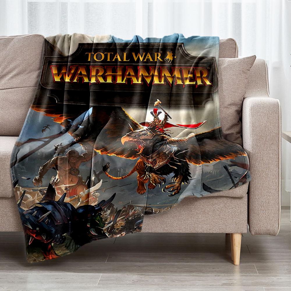 Total War Theme Printed Blanket - Perfect for Couch, Bed, Travel & Outdoor Use | Machine Washable, Cozy & Durable.