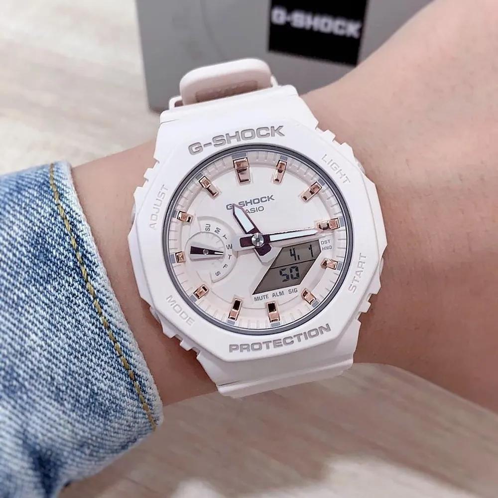 G-SHOCK G-Yal Oak Mini Pastel Pink Beige Women s Digital Watch GMA-S2100-4A