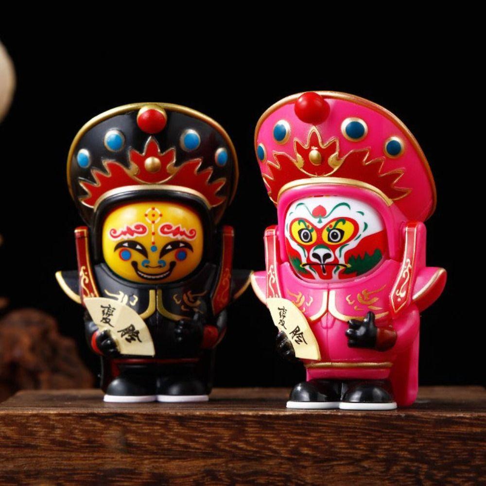 Chinese Style Sichuan Opera Doll Plastics Face Changing Toy  Kids Playing Supplies