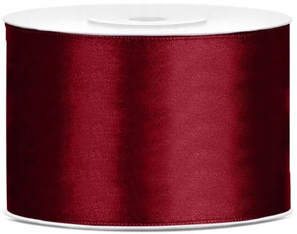 Burgundy Satin Ribbon Decorative Wedding Ribbon 50mm 25m