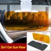 Car Sun Visor HD Anti-UV Day Night Anti-dazzle Goggles Clip-on Driving Vehicle Shield for View Visor Rotatable Driving Mirror