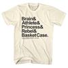 The Breakfast Club Brain Athlete Princess Men T Shirt Classic Movie