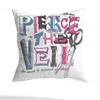 P-Pierce The Veil Music Pillow Case Sofa Living Room Bedroom Headboard Backrest Cushion Square Cushion Nap Time