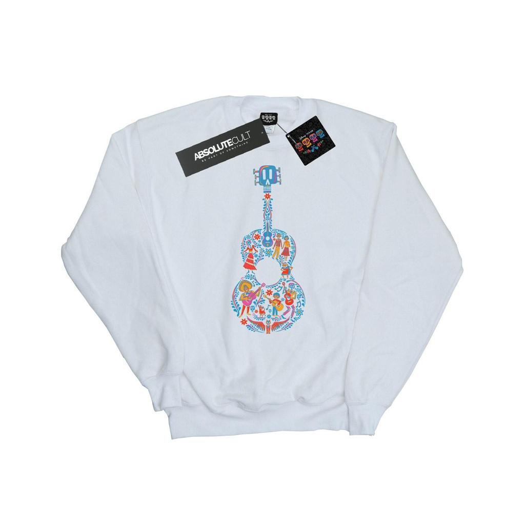 Disney Womens/Ladies Coco Guitar Pattern Sweatshirt
