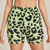 Leopard Print Women's Yoga Shorts: Slim, Quick-Dry, Hip-Lifting, Nude Feel