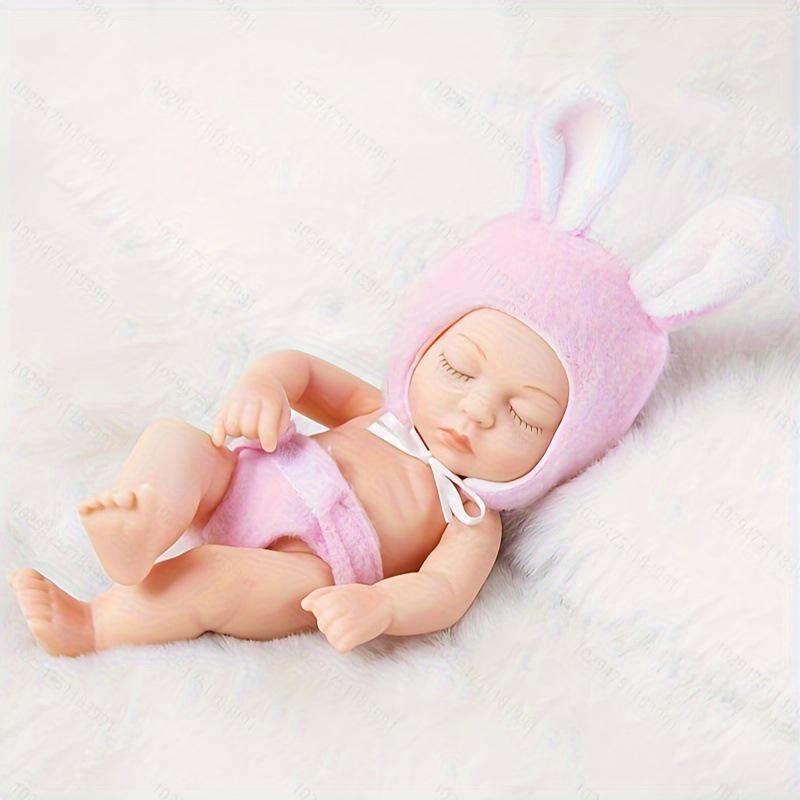 7-Inch Mini Reborn Doll with Full Body Soft Silicone - Realistic Design, Small Size, Exclusive Edition