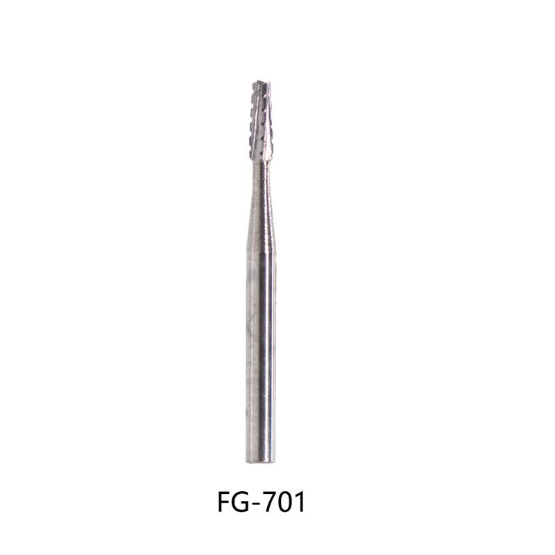 Dental FG Tungsten Steel Carbide Burs Inverted Cone Bur/Fissure Bur High Speed Handpiece Bit FG-701