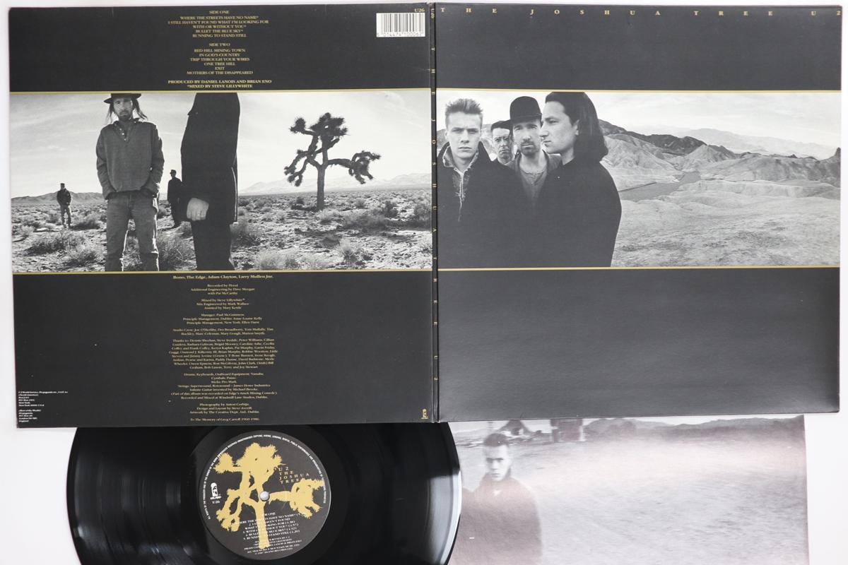 

LP Record U2 Joshua Tree U26 ISLAND 1987 UK Rock Used