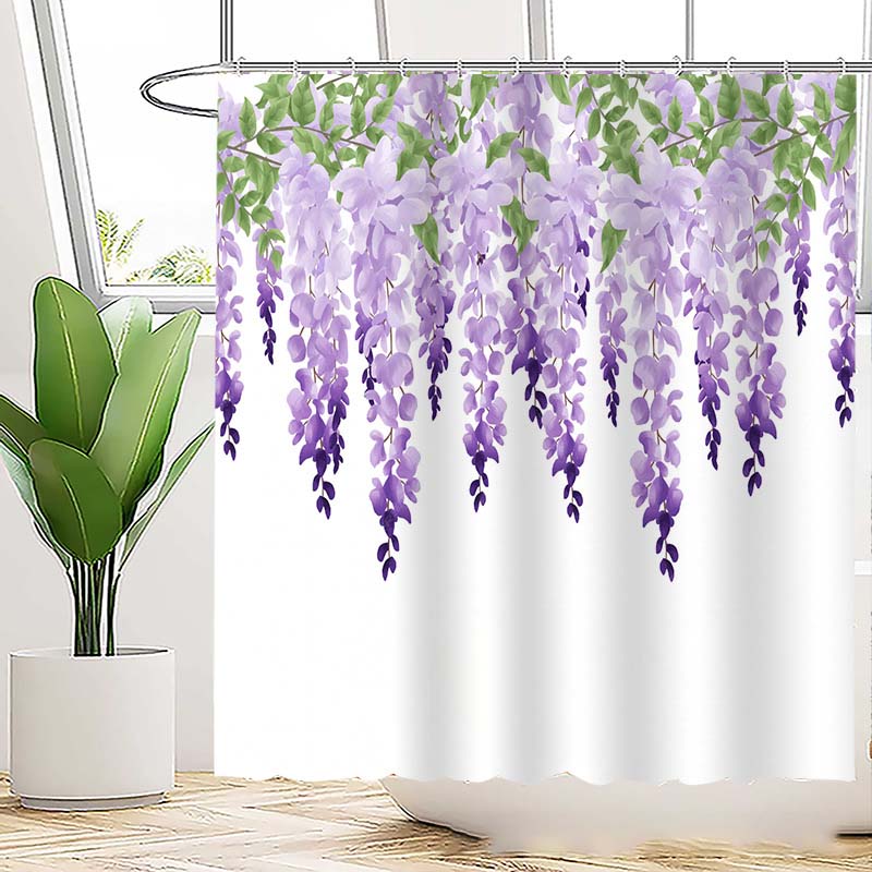 Shower Curtain Waterproof Polyester Bathroom Curtain Bathing Curtains Hotel Household Shower Curtain For Home