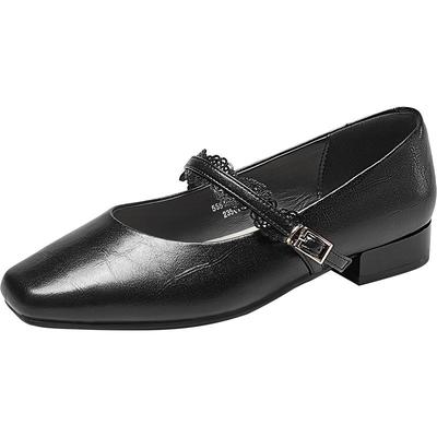 YRKKG Women's Mary Jane Low Heel Flats