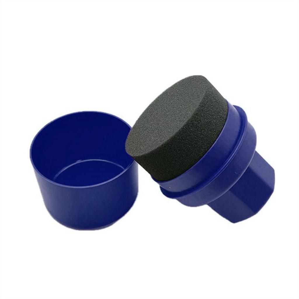 Car Wheel Polishing Waxing Sponge With Lid Tire Wash Wipe Water Suction Sponge Pad Wax Polishing Tyre Cleaning Tools