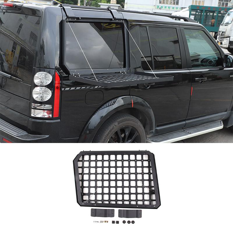 For Land Rover Discovery 4 LR4 2010-1016 Car Rear Window Glass Armor Shelf Storage Racks Foldable Frame Car Exterior Accessories