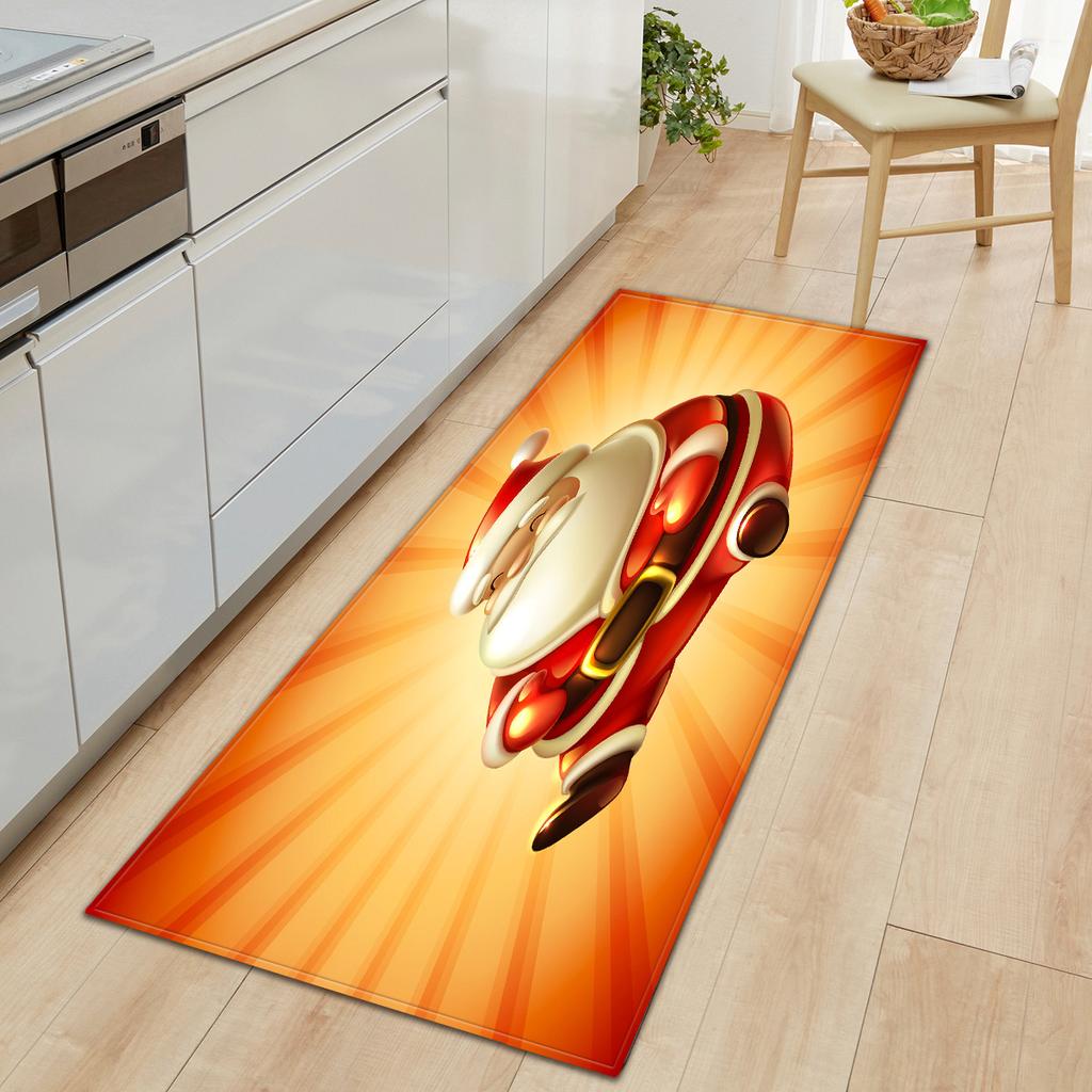 Christmas Kitchen Sand Carpet Doormat Long Floor Mat