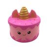 Creative Cartoon Cute Unicorn/Deer Slow Rebound Cake Soft Squeeze Toy Children's Fun Stress Relief Toys Boys Girls Birthday Gift
