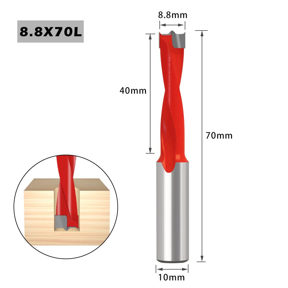 Woodworking Machinery Row Drilling Forward Reverse Alloy Woodworking Drill Bit Hole Opener 3-In-1 Hinge Tungsten Steel Drill Bit