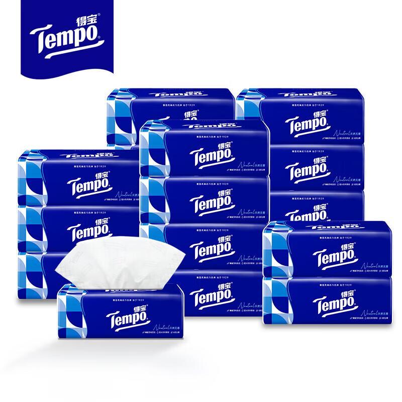 Tempo Classic Unscented 4-Ply Facial Tissues