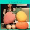 Adorable Plush Cartoon Fruit Pillow Filled With Soft Down Cotton Cute Strawberry Pineapple Persimmon For Cozy Sleep