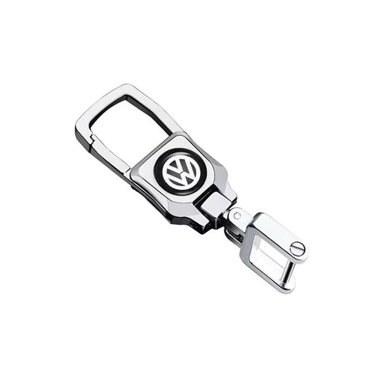 Car Keychain Waist Hanging Metal Keyrings for Volkswagen VW Beetle BORA GTI GOLF PASSAT Polo SCIROCCO Sharan TIGUAN TOURAN Ae8