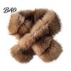 Warm Neck Gaiter for Autumn Faux Mink Wrap Scarf Women, Double-Sided Plush Warmer, Formal Evening Thick Winter Fur Collar, Luxury Soft Stylish Outfit