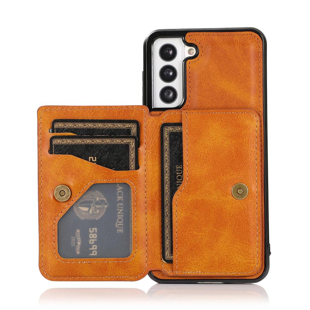 Leather Stand Case For Samsung Galaxy S25 Ultra S23 S24 Plus S22 A55 A16 A26 A36 A56 A15 A14 A54 A24 A34 Cards Slot Wallet Cover