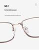 New Men's Anti-Blue Light Metal Reading Glasses - High Definition for Middle-aged and Elderly