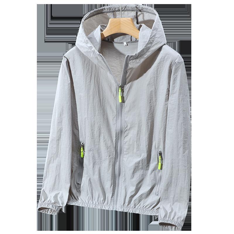 Unisex Quick-Dry Ice Silk Sun Protection Jacket - Lightweight, Breathable, Plus Size Options Available